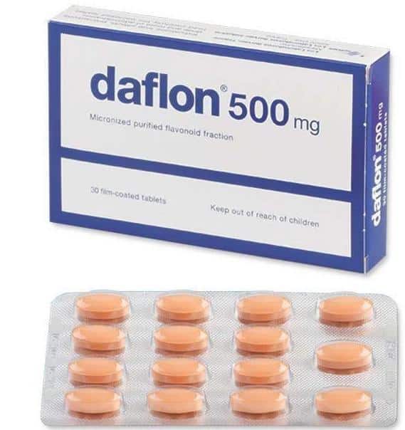 دافلون 500 لعلاج دوالي الخصية والساقين والقصور الوريدي ( Daflon 500)